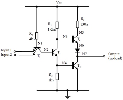 Concept of TTL NAND Gate and its Circuit Analysis